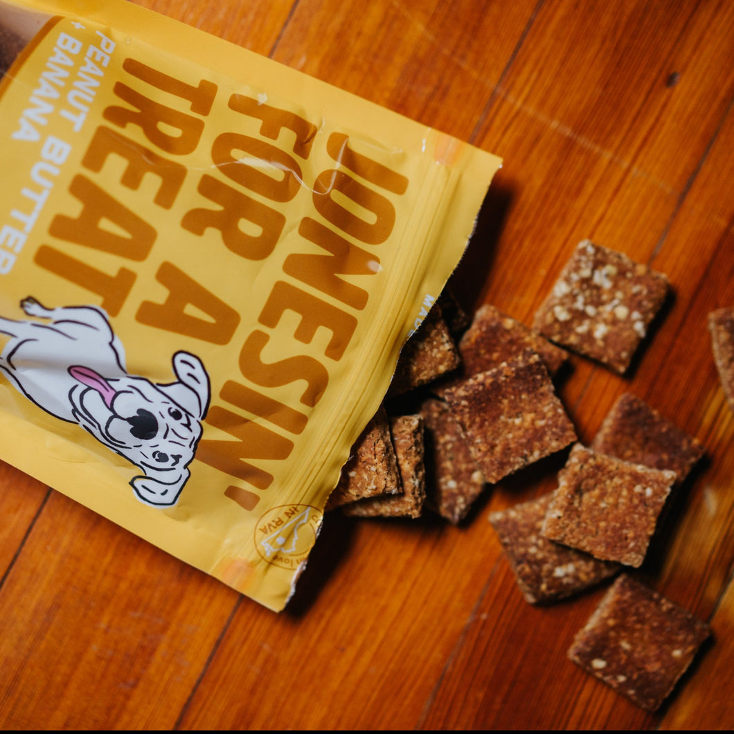 Peanut Butter & Banana Dog Treats