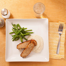 Load image into Gallery viewer, Turkey meatloaf with mashed cauliflower and green beans Eat Smart RVA meal delivery service
